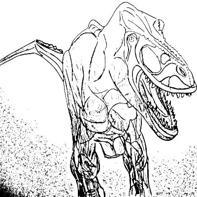 T. Rex szkic